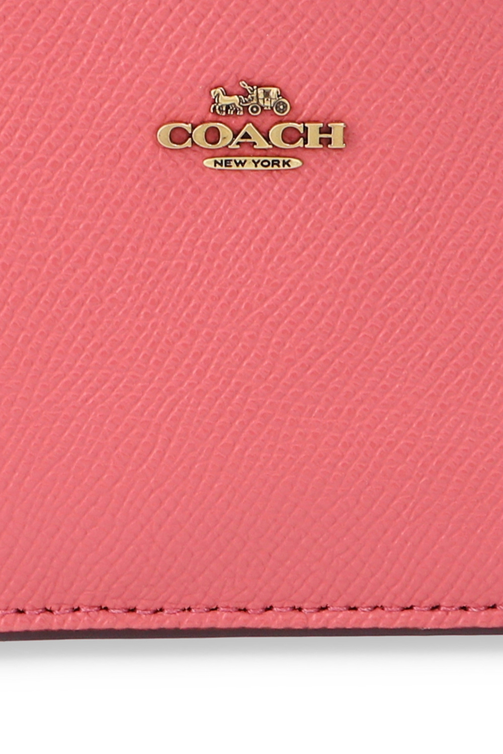 Pink Card holder with logo Coach - Vitkac Italy